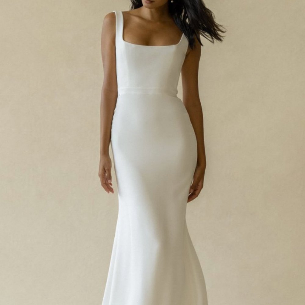 Alexandra Grecco Colette Wedding Gown Dress - White